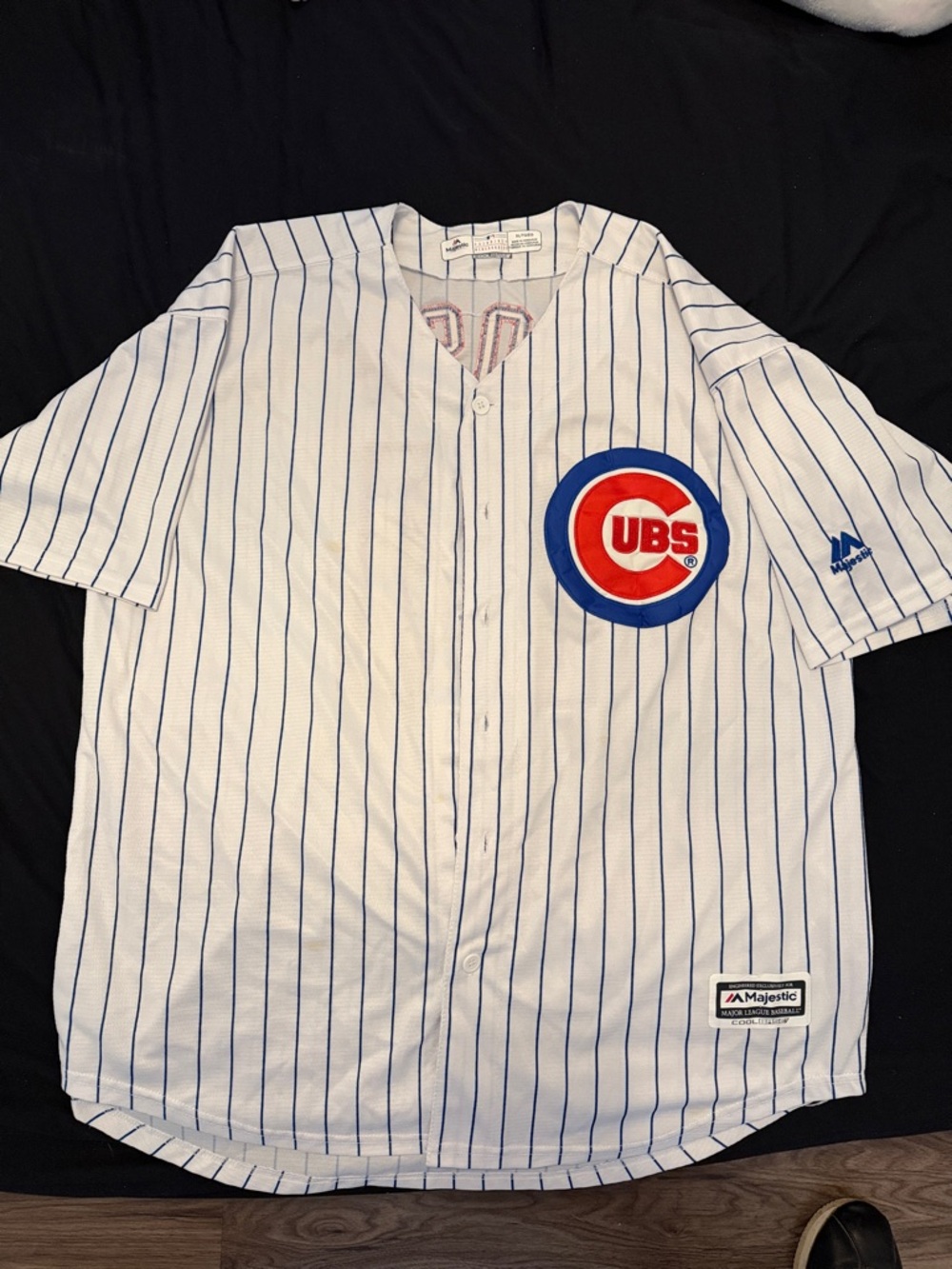 Vintage Majestic Sammy Sosa Chicago Cubs #21 Jersey – Pinstripe